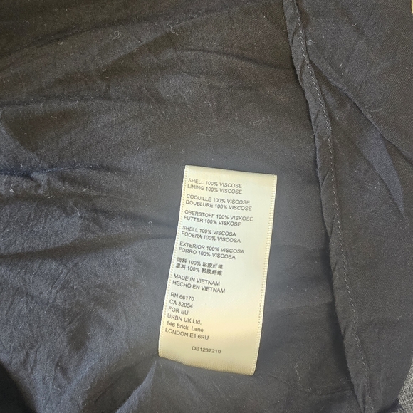 Free People Lighten Up Flowy Floral Mini Dress Large Black Pink Boho Garden - Picture 12 of 12